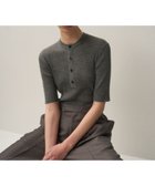 【エイトン/ATON】のRAMIE WOOL RIB ヘンリーネックセーター 人気、トレンドファッション・服の通販 founy(ファニー) ファッション Fashion レディースファッション Fashion for Women トップス・カットソー Cut & Sew Tops ニット Knit Tops & Sweaters セーター Sweater, Knitwear ネップ Nepp, Slub Yarn バランス Balance, Style Balance 夏 Summer 春 Spring S/S・春夏 SS, Spring/Summer, Warm Season thumbnail GRAY|ID: prp329100004793230 ipo3291000000034778897