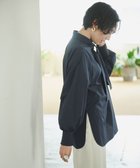 【ハッシュニュアンス/#Newans】の【アイロンいらず】リボンタイブラウス ネイビー|ID: prp329100004793232 ipo3291000000034778913