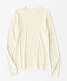 【アンクレイヴ/uncrave】のシアー クルーネックカットソー 人気、トレンドファッション・服の通販 founy(ファニー) ファッション Fashion レディースファッション Fashion for Women トップス・カットソー Cut & Sew Tops シャツ・ブラウス・オフィスカジュアル Elegant Blouses & Button-Ups ロングTシャツ・Tシャツ Longline T-Shirts & Tees カットソー・ベーシックTシャツ Cut-and-Sewn Tops / Stretch Tees & Basics インナー Innerwear 春 Spring 洗える Machine Washable カットソー Cut and Sewn Top シアー Sheer, See-Through フィット Fit, Slim Fit S/S・春夏 SS, Spring/Summer, Warm Season 夏 Summer thumbnail エクリュ|ID: prp329100004793237 ipo3291000000034778934