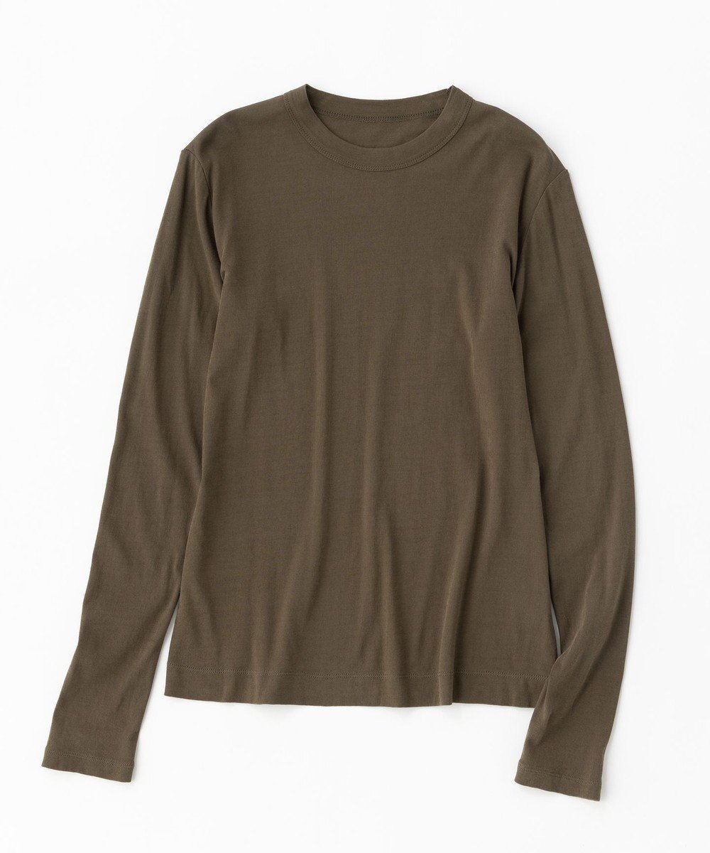 【アンクレイヴ/uncrave】のシアー クルーネックカットソー インテリア・キッズ・メンズ・レディースファッション・服の通販 founy(ファニー) ファッション Fashion レディースファッション Fashion for Women トップス・カットソー Cut & Sew Tops シャツ・ブラウス・オフィスカジュアル Elegant Blouses & Button-Ups ロングTシャツ・Tシャツ Longline T-Shirts & Tees カットソー・ベーシックTシャツ Cut-and-Sewn Tops / Stretch Tees & Basics インナー Innerwear 春 Spring 洗える Machine Washable カットソー Cut and Sewn Top シアー Sheer, See-Through フィット Fit, Slim Fit S/S・春夏 SS, Spring/Summer, Warm Season 夏 Summer ブラウン|ID: prp329100004793237 ipo3291000000034778936