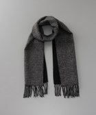 【アウロラ/AURORA】のWEB限定 ウール リバーシブル プチマフラー グレーチェック×ブラック|ID: prp329100004793241 ipo3291000000034778954