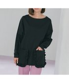 【ハッシュニュアンス/#Newans】の【ANSWER for 神戸エレガンス】フリルポケットロングTシャツ ネイビー系|ID: prp329100004793242 ipo3291000000034778962