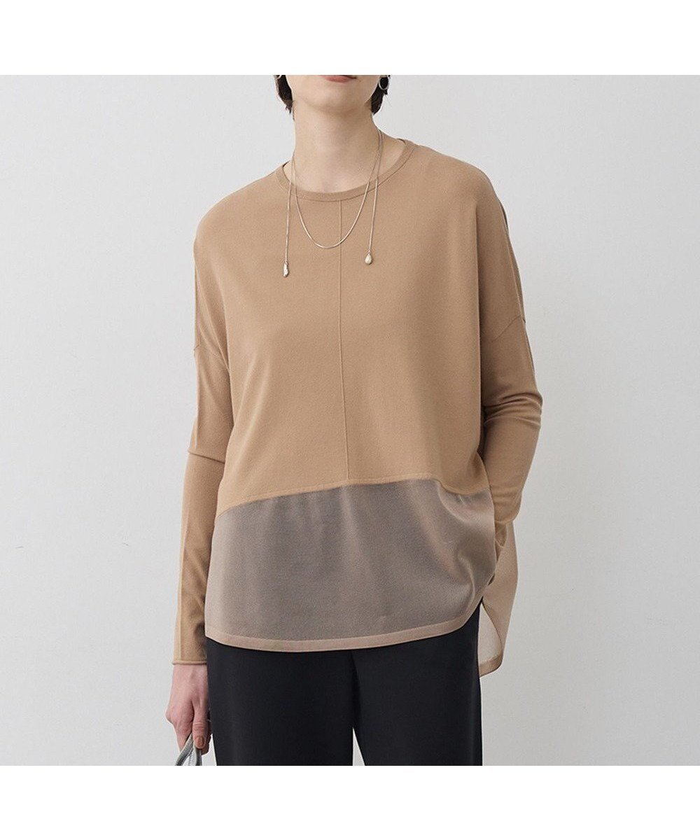 【アイシービー/iCB】の【先行予約】 ヴィスコースワイド シアーコンビプルオーバー 人気、トレンドファッション・服の通販 founy(ファニー) ファッション Fashion レディースファッション Fashion for Women トップス・カットソー Cut & Sew Tops ニット Knit Tops & Sweaters カジュアルプルオーバー・ニットトップス Pullovers & Knit Tops / Casual Pullovers インナー Innerwear 春 Spring シアー Sheer, See-Through シンプル Simple, Minimal ジャケット Jacket, Outerwear ストレッチ Stretch, Stretchy Fabric セーター Sweater, Knitwear フォルム Silhouette, Form S/S・春夏 SS, Spring/Summer, Warm Season 夏 Summer 2026年 2026 other-1|ID: prp329100004793243 ipo3291000000034778965