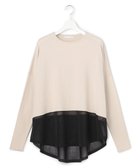 【アイシービー/iCB】の【先行予約】 ヴィスコースワイド シアーコンビプルオーバー トープ×ブラック|ID: prp329100004793243 ipo3291000000034778969