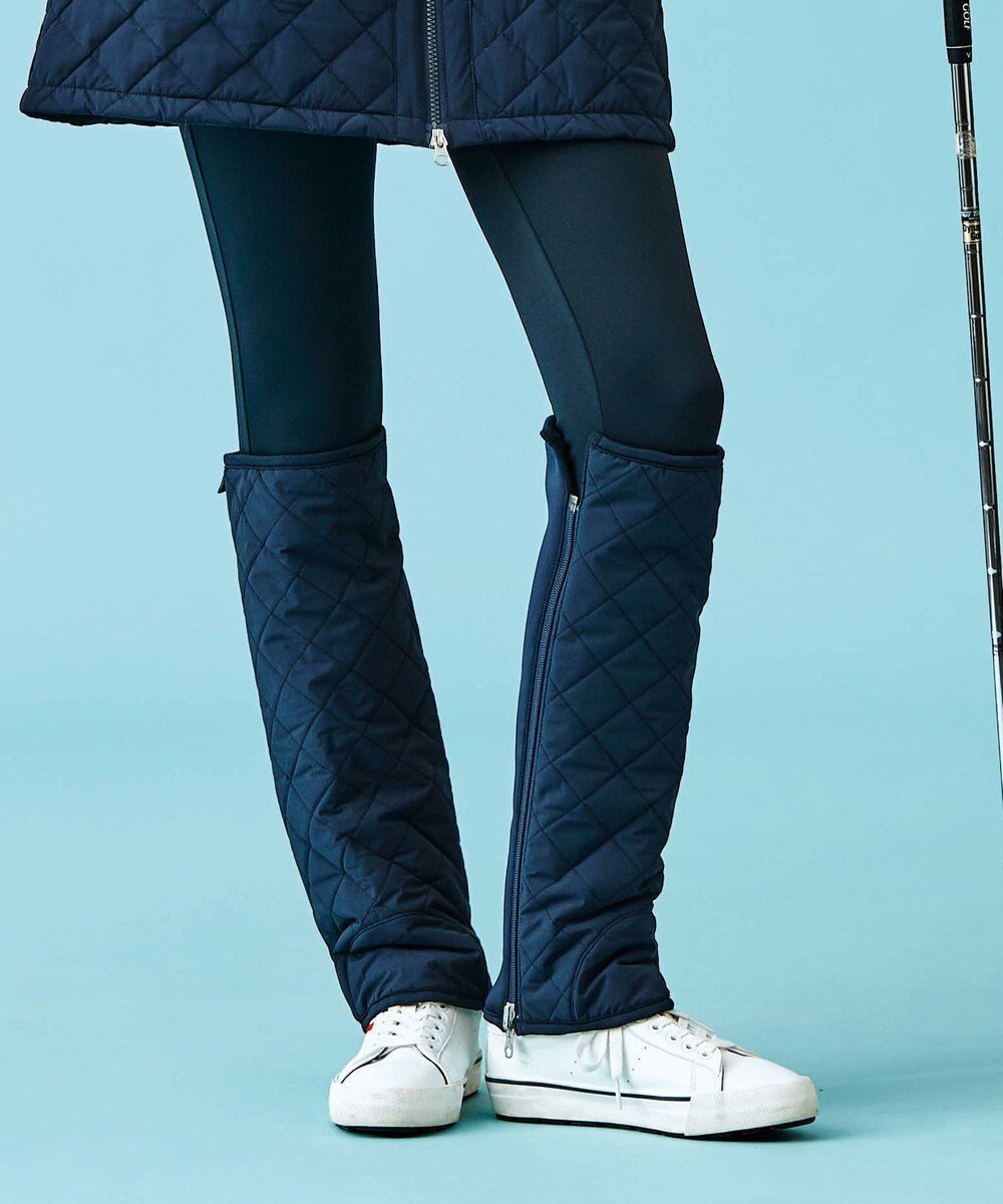 【23区 ゴルフ/NIJYUSANKU GOLF】の毎年大人気の防寒アイテム【WOMEN】タフタ レッグウォーマー インテリア・キッズ・メンズ・レディースファッション・服の通販 founy(ファニー) ファッション Fashion レディースファッション Fashion for Women スポーツウェア Functional & Stylish Sportswear フィットネス用品・トレーニングアクセサリー Fitness Accessories / Sports Gear / Exercise Equipment キルティング Quilted, Quilting 今季 This Season, Current Season 切替 Switching, Contrast Panel スピンドル Spindle, Drawcord スポーツ Sports, Activewear タフタ Taffeta, Structured Fabric 防寒 Cold Protection, Winter-Ready モチーフ Motif, Design Theme リバーシブル Reversible, Two-Sided ゴルフ Golf ネイビー系|ID: prp329100004793244 ipo3291000000034778978