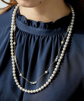 【エニィ スィス/any SiS】 ジュエルパール調2連 ネックレス人気、トレンドファッション・服の通販 founy(ファニー) ファッション Fashion レディースファッション Fashion for Women ジュエリー Jewelry ネックレス Necklaces & Pendants アクセサリー Fashion Accessories エレガント 上品 Elegant ジャケット Jacket, Outerwear ジュエル Jewel, Gemstone セレモニー Ceremony デコルテ Décolleté, Neckline ドレス Dress, One-Piece ネックレス Necklace, Pendant Necklace パール Pearl, Pearl Accent 新作・新入荷 New Arrivals / New In 結婚式 Wedding |ID:prp329100004793249