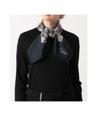 【ダックス/DAKS】のウールシルクブレンドスクエアストール ネイビー|ID: prp329100004793252 ipo3291000000034779002