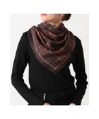 【ダックス/DAKS】のウールシルク チェックストール ブラウン|ID: prp329100004793253 ipo3291000000034779004