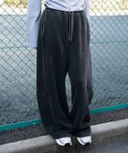 【ウィゴー/WEGO】の【ウエストゴム/SMサイズ展開】裏起毛カーブデザインスウェットパンツ スミクロ|ID: prp329100004793262 ipo3291000000034779037