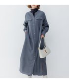 【23区/NIJYUSANKU】のポリエステルウール シャツワンピース ライトグレー系|ID: prp329100004793278 ipo3291000000034779123