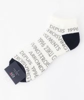 【23区 ゴルフ/23区GOLF / MEN】の【MEN】ロゴ総柄ハーフソックス 人気、トレンドファッション・服の通販 founy(ファニー) ファッション Fashion メンズファッション Fashion for Men シューズ・靴 Shoes ソックス Socks, Hosiery ハーフ Half, Half-Length 抗菌 Antibacterial, Bacteria-Resistant |ID:prp329100004794691