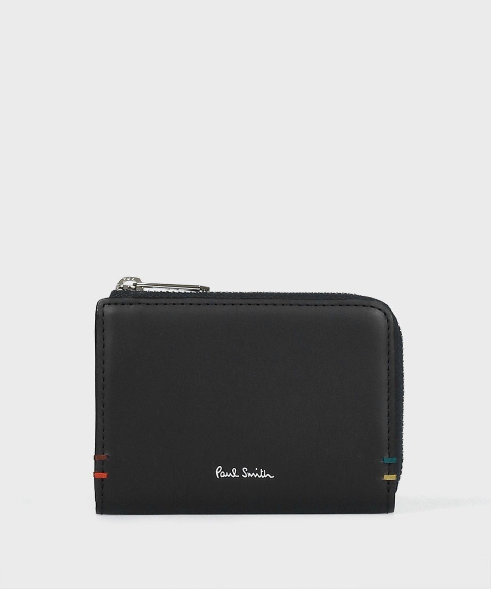 【ポールスミス/Paul Smith / MEN】のハイライトステッチ コイン&パスケース インテリア・キッズ・メンズ・レディースファッション・服の通販 founy(ファニー) 　ファッション　Fashion　メンズファッション　Fashion for Men　コイン　Coin, Coin Design　チェーン　Chain, Chain Strap　ハンド　Hand, Handmade　フロント　Front, Front Design　財布　Wallet, Purse　ブラック|ID: prp329100004794693 ipo3291000000034788439