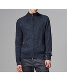 【ジョゼフ オム/JOSEPH HOMME / MEN】の【新柄】シルクバルキー ハイネックジップアップニット ネイビー系|ID: prp329100004794694 ipo3291000000034788444