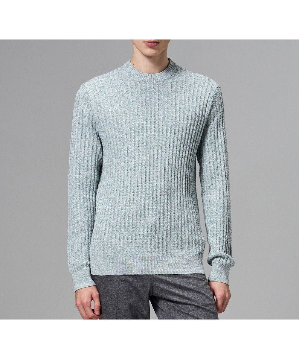 【ジョゼフ オム/JOSEPH HOMME / MEN】の【新柄】シルクバルキー クルーネックニット インテリア・キッズ・メンズ・レディースファッション・服の通販 founy(ファニー) ファッション Fashion メンズファッション Fashion for Men トップス・カットソー Cut & Sew Tops ニット・セーター / 定番トップス Knit Tops & Sweaters アクリル Acrylic Material シルク Silk, 100% Silk シンプル Simple, Minimal セーター Sweater, Knitwear フィット Fit, Slim Fit メランジ Melange, Mixed Yarn レギュラー Regular, Standard Fit エレガント 上品 Elegant 夏 Summer S/S・春夏 SS, Spring/Summer, Warm Season A/W・秋冬 Autumn/Winter 長袖 Long Sleeve, Full Sleeve スモーキーグリーン系|ID: prp329100004794695 ipo3291000000034788447