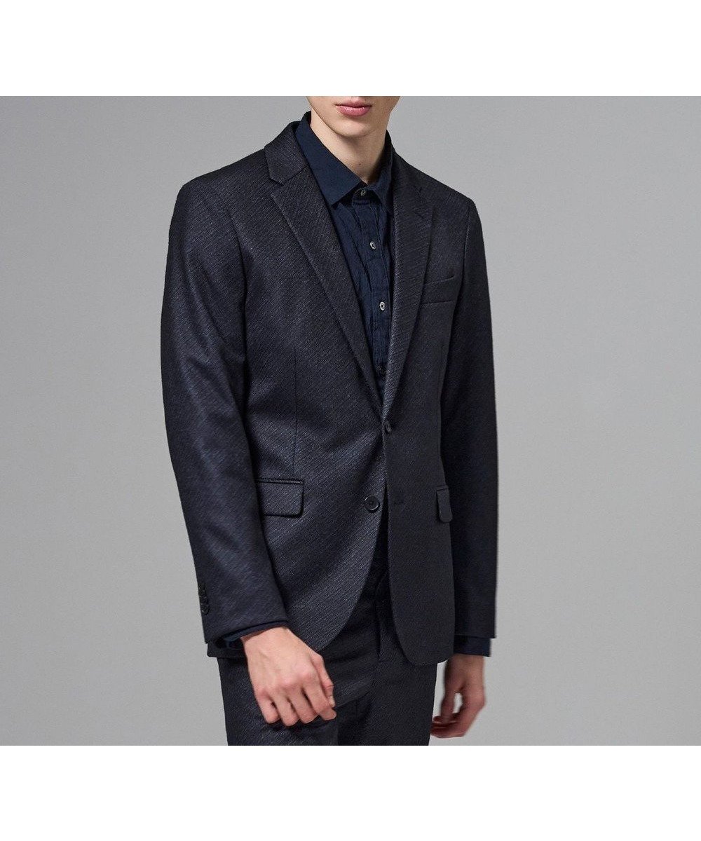 【ジョゼフ オム/JOSEPH HOMME / MEN】の新素材【セットアップ対応 / ストレッチ】スロープドビージャージー ジャケット インテリア・キッズ・メンズ・レディースファッション・服の通販 founy(ファニー) ファッション Fashion メンズファッション Fashion for Men アウター Men's Coats Outerwear テーラードジャケット Tailored Jackets & Blazers ジャケット Jacket, Outerwear ストレッチ Stretch, Stretchy Fabric セットアップ Set-Up, Coordinated Outfit センター Center, Center Line フォーマル Formal, Dressy フラップ Flap, Flap Pocket ベーシック Basic, Essential ポケット Pocket, Pocket Detail A/W・秋冬 Autumn/Winter エレガント 上品 Elegant ネイビー系|ID: prp329100004794696 ipo3291000000034788452