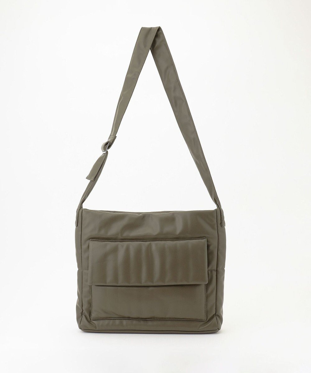 【ジョゼフ オム/JOSEPH HOMME / MEN】のシンセティックソフトレザー ワンショルダーバッグ Mサイズ インテリア・キッズ・メンズ・レディースファッション・服の通販 founy(ファニー) ファッション Fashion メンズファッション Fashion for Men バッグ Bags リアル Real, Realistic ワンポイント One Point, Statement Accent 冬 Winter / This Winter 春 Spring 秋 Autumn 軽量 Lightweight, Ultra Light カーキ系|ID: prp329100004796161 ipo3291000000034796770