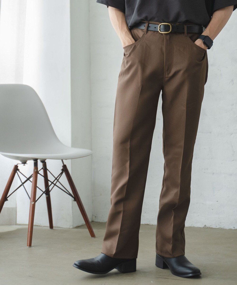 【ウィゴー/WEGO / MEN】のセミフレアスラックス 人気、トレンドファッション・服の通販 founy(ファニー) ファッション Fashion メンズファッション Fashion for Men ボトムス Bottoms 春 Spring 秋 Autumn シンプル Simple, Minimal ストレッチ Stretch, Stretchy Fabric スマホ Smartphone, Mobile Device スラックス Slacks, Dress Pants センター Center, Center Line トレンド Trend, Trending Now ドローコード Drawcord, Drawstring Cord 人気 Popular, Best Seller フレア Flare, Flared ブルゾン Blouson, Bomber Jacket ポケット Pocket, Pocket Detail 無地 Plain, Solid Color ルーズ Loose, Oversized 冬 Winter / This Winter A/W・秋冬 Autumn/Winter おすすめ Recommended / Our Picks other-1|ID: prp329100004796162 ipo3291000000034796771