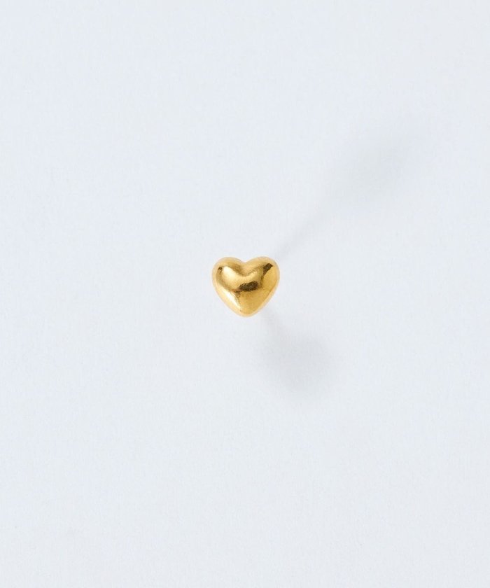 【フィービィー/phoebe】の【金属アレルギー対応】パフィーハートピアス(片耳) ゴールド/サージカルステンレス インテリア・キッズ・メンズ・レディースファッション・服の通販 founy(ファニー) https://founy.com/ ファッション Fashion レディースファッション Fashion for Women おすすめ Recommended / Our Picks アクセサリー Fashion Accessories クール Cool, Chic メタル Metal, Metal Parts モチーフ Motif, Design Theme 片耳 One-Ear, Single Earring |ID: prp329100004796166 ipo3291000000034796787