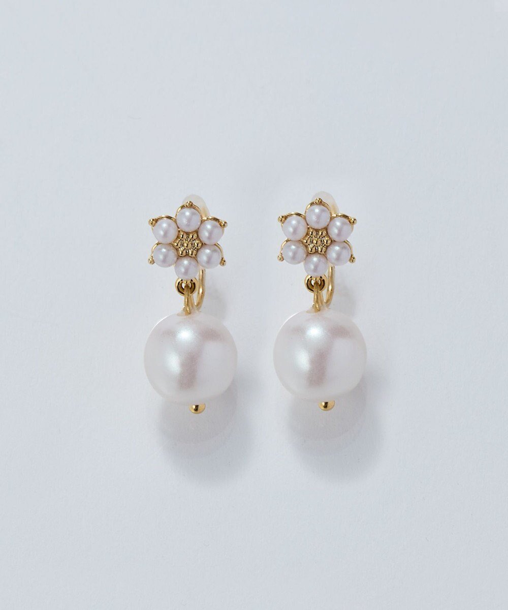 【フィービィー/phoebe】の【痛くないシリーズ】フルールパールライトフィットイヤリング ゴールド 人気、トレンドファッション・服の通販 founy(ファニー) ファッション Fashion レディースファッション Fashion for Women ジュエリー Jewelry ファッションリング Fashion Rings イヤリング・フープ・ドロップタイプ Hoop, Drop & Clip Earrings アクセサリー Fashion Accessories イヤリング Earrings エレガント 上品 Elegant パール Pearl, Pearl Accent フォーマル Formal, Dressy フラワー Flower, Floral モチーフ Motif, Design Theme 軽量 Lightweight, Ultra Light other-1|ID: prp329100004796171 ipo3291000000034796797