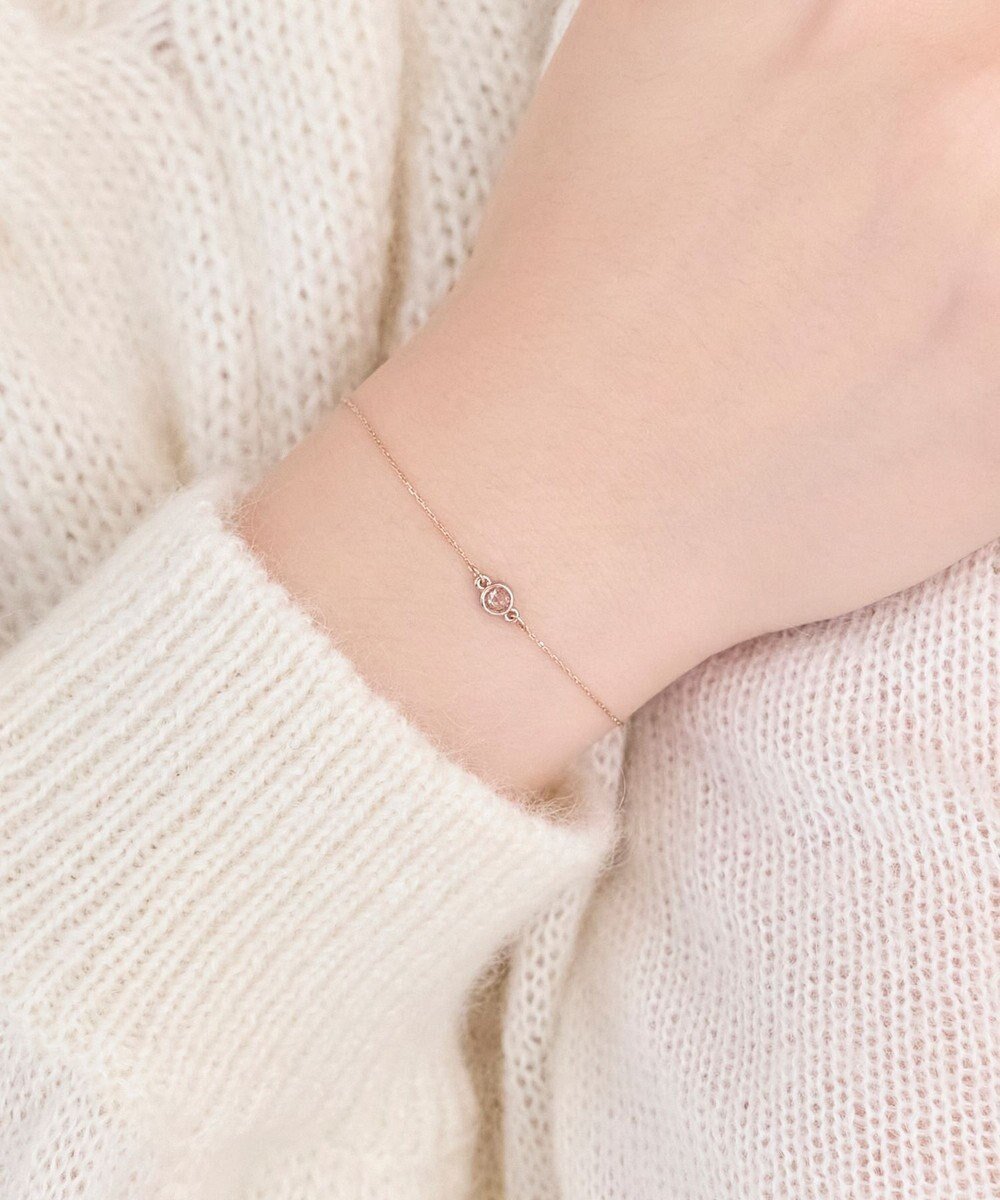 【フィービィー/phoebe】の【金属アレルギー対応】プチベゼルストーンブレスレット シャンパンゴールド 人気、トレンドファッション・服の通販 founy(ファニー) ファッション Fashion レディースファッション Fashion for Women ジュエリー Jewelry チェーン&カフブレスレット Cuff & Chain Bracelets おすすめ Recommended / Our Picks アクセサリー Fashion Accessories カッティング Cutting Detail ダイヤモンド Diamond, Brilliant Cut バングル Bangle, Bracelet ビジュー Bijou, Jewel-like Accent ブレスレット Bracelet, Wristband ローズ Rose, Rose Motif エレガント 上品 Elegant 人気 Popular, Best Seller 時計 Watch, Wristwatch other-1|ID: prp329100004796174 ipo3291000000034796805