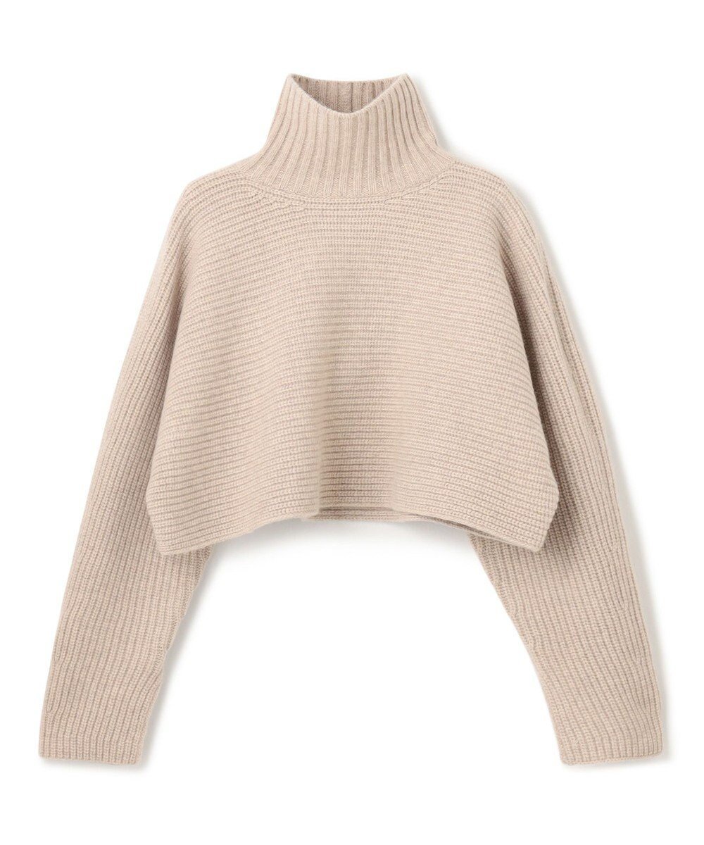 【ベイジ,/BEIGE,】のLA BAUME / ショートニット インテリア・キッズ・メンズ・レディースファッション・服の通販 founy(ファニー) ファッション Fashion レディースファッション Fashion for Women トップス・カットソー Cut & Sew Tops ニット Knit Tops & Sweaters おすすめ Recommended / Our Picks ショート Short, Short Length スリット Slit, Slit Detail セーター Sweater, Knitwear タートル Turtleneck, Turtle Collar ロング Long, Long-Length A/W・秋冬 Autumn/Winter Taupe|ID: prp329100004797316 ipo3291000000034807032