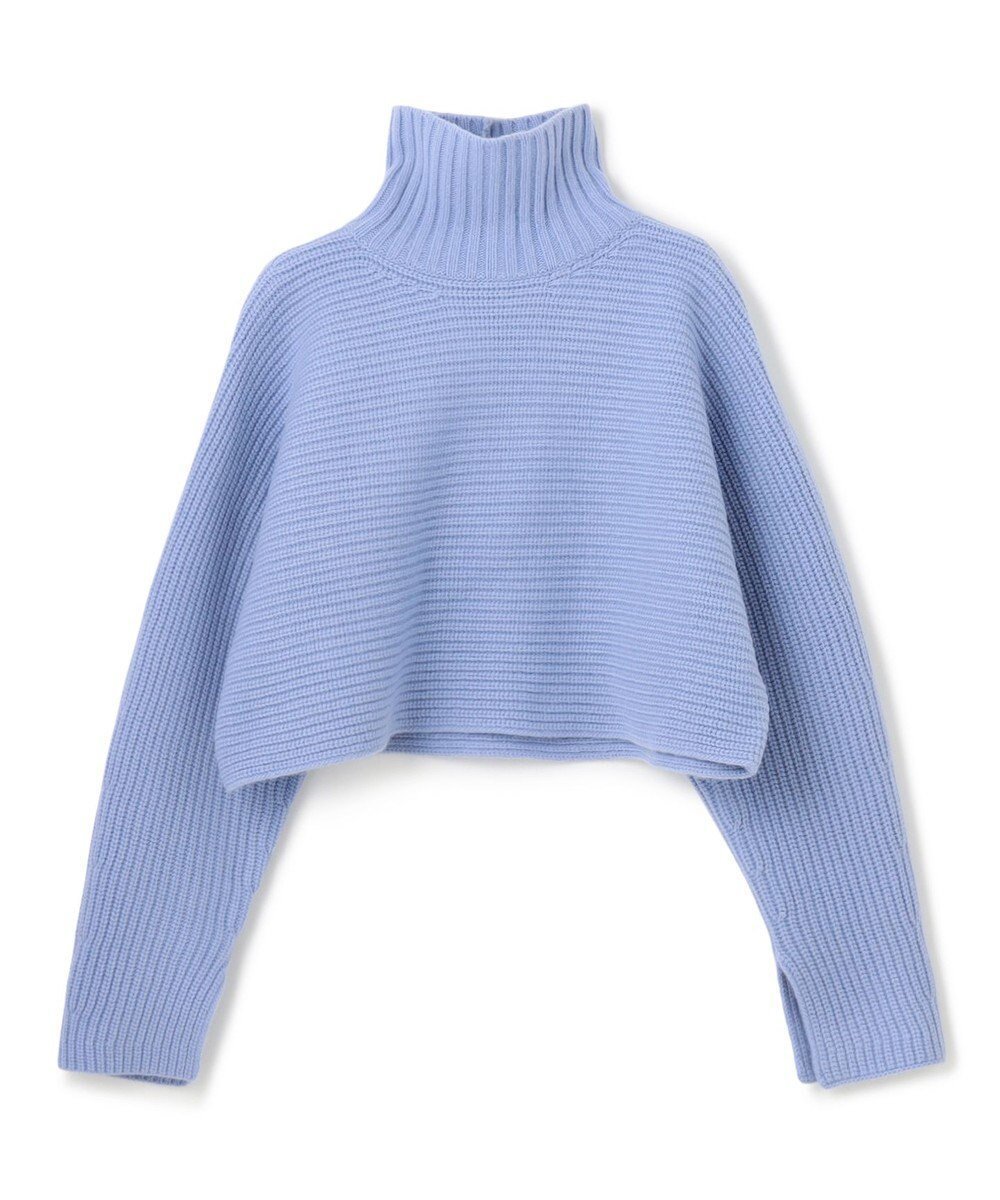 【ベイジ,/BEIGE,】のLA BAUME / ショートニット インテリア・キッズ・メンズ・レディースファッション・服の通販 founy(ファニー) ファッション Fashion レディースファッション Fashion for Women トップス・カットソー Cut & Sew Tops ニット Knit Tops & Sweaters おすすめ Recommended / Our Picks ショート Short, Short Length スリット Slit, Slit Detail セーター Sweater, Knitwear タートル Turtleneck, Turtle Collar ロング Long, Long-Length A/W・秋冬 Autumn/Winter Sax|ID: prp329100004797316 ipo3291000000034807033