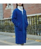 【シェアパーク/SHARE PARK】の【LADIES】ボアフリースロングカーディガン ブルー|ID: prp329100004797319 ipo3291000000034807055