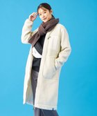 【シェアパーク/SHARE PARK】の【LADIES】ボアフリースロングカーディガン オフホワイト|ID: prp329100004797319 ipo3291000000034807057