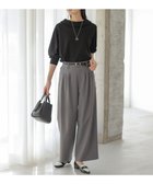 【組曲/KUMIKYOKU】のシュットクロスワイド パンツ グレー系|ID: prp329100004797330 ipo3291000000035005225