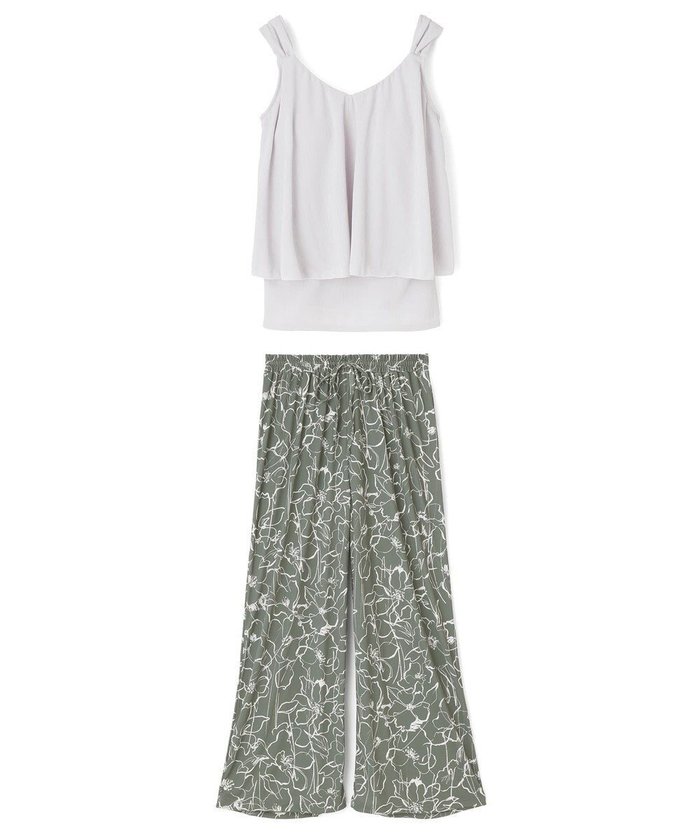 【三愛水着楽園/San-ai Resort】のロングパンツセット 9M・11L 【Coral veil(コーラルヴェール)】 インテリア・キッズ・メンズ・レディースファッション・服の通販 founy(ファニー) https://founy.com/ ファッション Fashion レディースファッション Fashion for Women 水着 Swimwear レディース水着・ビーチウェア Swimwear & Beachwear アンダー Underwear Essentials ショーツ Shorts, Short Pants セットアップ Set-Up, Coordinated Outfit ビーチ Beach, Seaside フラワー Flower, Floral ボトム Bottoms, Lower Wear ポケット Pocket, Pocket Detail モダン Modern, Contemporary 水着 Swimsuit, Swimwear ラップ Wrap, Wrap Design リラックス Relax, Relaxed Fit ロング Long, Long-Length ワイヤー Wire, Wired Bra A/W・秋冬 Autumn/Winter S/S・春夏 SS, Spring/Summer, Warm Season 夏 Summer |ID: prp329100004797337 ipo3291000000034807116