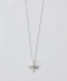 【フィービィー/phoebe】の【金属アレルギー対応】フォーペタルズビジューネックレス/ニッケルフリー シルバー シルバー|ID: prp329100004797349 ipo3291000000034807147