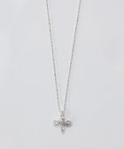 【フィービィー/phoebe】の【金属アレルギー対応】フォーペタルズビジューネックレス/ニッケルフリー シルバー シルバー|ID: prp329100004797349 ipo3291000000035631878