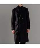 【ジョゼフ オム/JOSEPH HOMME / MEN】の【WEB限定】グロッシーウール ダブルブレストチェスターコート ブラック系|ID: prp329100004797360 ipo3291000000034807185