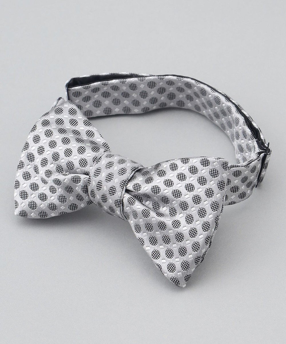 【五大陸/gotairiku / MEN】の【WEAR BLACK】フォーマル用_ボウタイ インテリア・キッズ・メンズ・レディースファッション・服の通販 founy(ファニー) ファッション Fashion メンズファッション Fashion for Men おすすめ Recommended / Our Picks エレガント 上品 Elegant シルク Silk, 100% Silk シルバー Silver, Metallic Silver スーツ Suit, Formalwear ドット Polka Dot, Dot Pattern フォーマル Formal, Dressy 二次会 After Party 結婚式 Wedding アイボリー系8|ID: prp329100004797362 ipo3291000000034807199