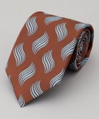 【五大陸/gotairiku / MEN】の【日本製】ネクタイ_ウェーブ柄 ブラウン系8|ID: prp329100004797371 ipo3291000000034807239