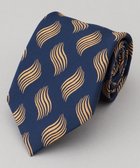 【五大陸/gotairiku / MEN】の【日本製】ネクタイ_ウェーブ柄 ネイビー系8|ID: prp329100004797371 ipo3291000000034807240