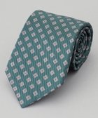 【五大陸/gotairiku / MEN】のGOTAIRIKU別注【日本製】シルク ネクタイ_小紋柄 ターコイズブルー系8|ID: prp329100004797372 ipo3291000000034807243