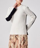 【ポール スミス/Paul Smith】のバイカラー スリット ニット オフホワイト|ID: prp329100004797377 ipo3291000000034981609