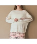 【グレース コンチネンタル/GRACE CONTINENTAL】のレーススリーブトップ キナリ|ID: prp329100004797378 ipo3291000000034807288