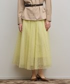 【グレース コンチネンタル/GRACE CONTINENTAL】のフロッキードットプリーツスカート 人気、トレンドファッション・服の通販 founy(ファニー) ファッション Fashion レディースファッション Fashion for Women スカート Skirts プリーツスカート / 上品フェミニンスタイル Pleated Skirts イエロー Yellow シューズ Shoes, Footwear チュール Tulip, Tulip Motif ドット Polka Dot, Dot Pattern バランス Balance, Style Balance フェミニン Feminine, Girly プリーツ Pleats, Pleated 春 Spring A/W・秋冬 Autumn/Winter thumbnail イエロー|ID: prp329100004797379 ipo3291000000034807295