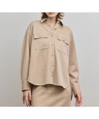 【グレース コンチネンタル/GRACE CONTINENTAL】のジャージビッグシャツ ベージュ|ID: prp329100004797382 ipo3291000000034807304