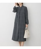 【23区/NIJYUSANKU】のモダンアートプリント ワンピース ネイビー系|ID: prp329100004797386 ipo3291000000036380074