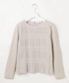 【自由区/JIYU-KU】のプリーツコンビジャージ ブラウス グレージュ|ID: prp329100004797387 ipo3291000000034807322