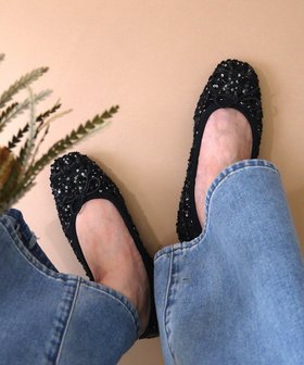 【ヌーベルローブオウ/nouvelleRobe Ou】の【高反発】Square スクエアトゥ グリッターバレエパンプス 人気、トレンドファッション・服の通販 founy(ファニー) ファッション Fashion レディースファッション Fashion for Women クッション Cushion, Throw Pillow 抗菌 Antibacterial, Bacteria-Resistant シューズ Shoes, Footwear スパンコール Sequins, Sequin Embellishment バレエ Ballet, Ballet Style ファブリック Fabric, Textile フィット Fit, Slim Fit フラット Flat, Flat Shoes A/W・秋冬 Autumn/Winter S/S・春夏 SS, Spring/Summer, Warm Season おすすめ Recommended / Our Picks 夏 Summer |ID:prp329100004797393