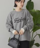 【アメリカンホリック/AMERICAN HOLIC】のFairfield フロッキースウェットプルオーバー Light Gray Mixture|ID: prp329100004797394 ipo3291000000035678086