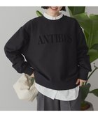 【アメリカンホリック/AMERICAN HOLIC】のFairfield フロッキースウェットプルオーバー Black|ID: prp329100004797394 ipo3291000000035678089