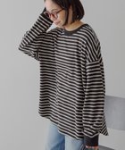 【アメリカンホリック/AMERICAN HOLIC】のソフトタッチボーダープルオーバー Black|ID: prp329100004797395 ipo3291000000034807349