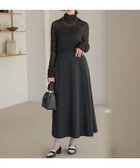 【組曲/KUMIKYOKU】のシュットクロスフレア スカート ネイビー系|ID: prp329100004797420 ipo3291000000035137038