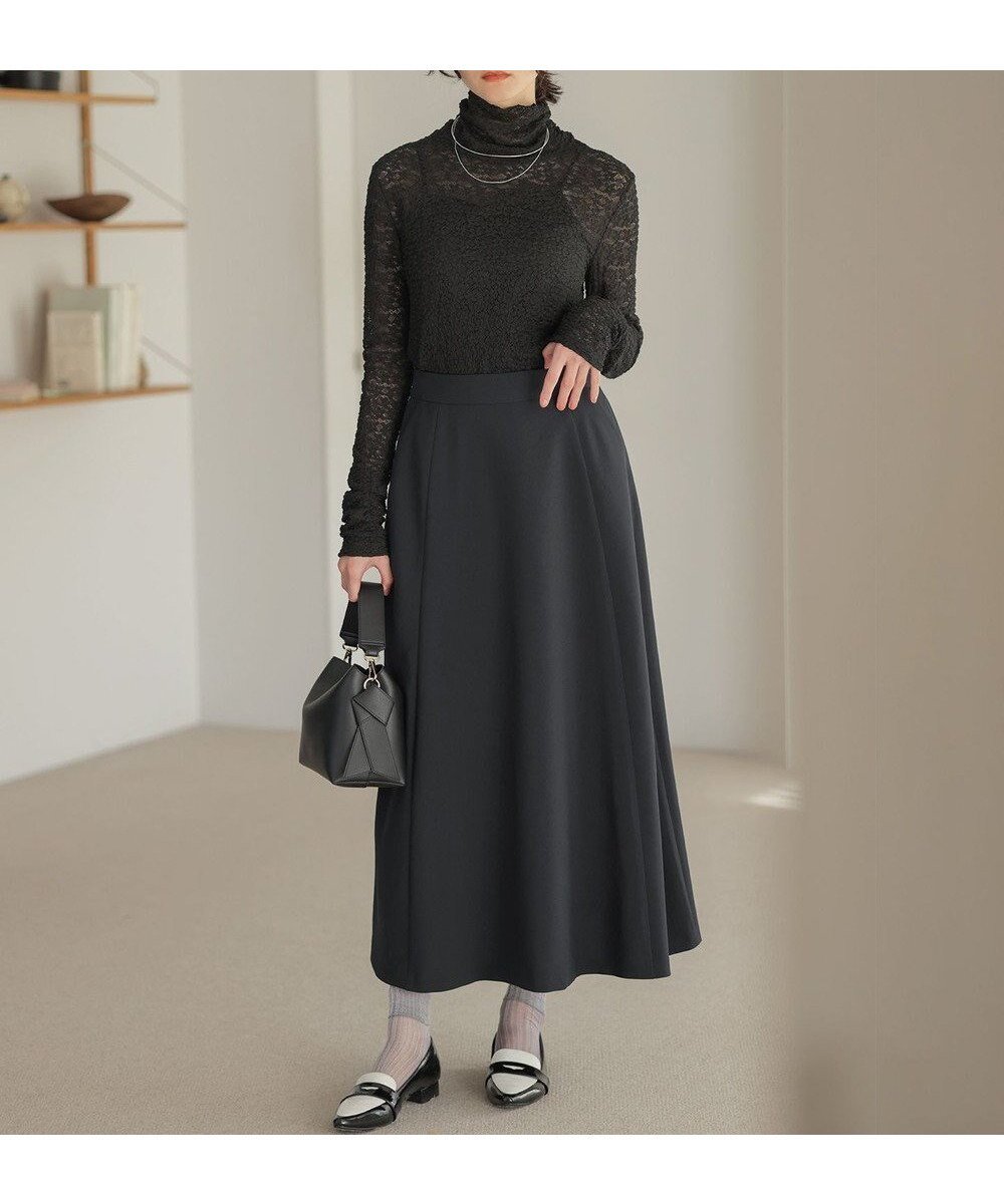 【組曲/KUMIKYOKU】のシュットクロスフレア スカート インテリア・キッズ・メンズ・レディースファッション・服の通販 founy(ファニー) ファッション Fashion レディースファッション Fashion for Women スカート Skirts Aライン・フレアスカート A-Line & Flared Skirts 春 Spring 今季 This Season, Current Season シャンブレー Chambray, Denim-Like Fabric ジャケット Jacket, Outerwear セットアップ Set-Up, Coordinated Outfit フレア Flare, Flared ポケット Pocket, Pocket Detail ロング Long, Long-Length ワイド Wide, Wide Fit S/S・春夏 SS, Spring/Summer, Warm Season おすすめ Recommended / Our Picks 夏 Summer エレガント 上品 Elegant ネイビー系|ID: prp329100004797420 ipo3291000000035137038