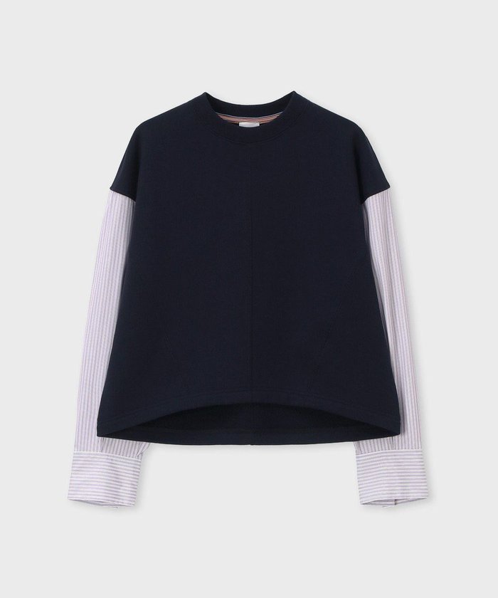 【ポール スミス/Paul Smith】のドッキング スウェットシャツ インテリア・キッズ・メンズ・レディースファッション・服の通販 founy(ファニー) https://founy.com/ ファッション Fashion レディースファッション Fashion for Women トップス・カットソー Cut & Sew Tops シャツ・ブラウス・オフィスカジュアル Elegant Blouses & Button-Ups レディースパーカー・カジュアルフーディー Casual Hoodies & Sweatshirts スウェット・クルーネックトップス Sweatshirts & Crewnecks / Relaxed Fit Sweat Tops おすすめ Recommended / Our Picks ショルダー Shoulder, Shoulder Strap スウェット / スエット Sweatshirt, Sweatwear ストライプ Stripe, Striped Pattern トレンド Trend, Trending Now ドッキング Docking, Mixed Material ドロップ Drop Shoulder, Dropped Style リラックス Relax, Relaxed Fit 夏 Summer S/S・春夏 SS, Spring/Summer, Warm Season A/W・秋冬 Autumn/Winter |ID: prp329100004797425 ipo3291000000034807448